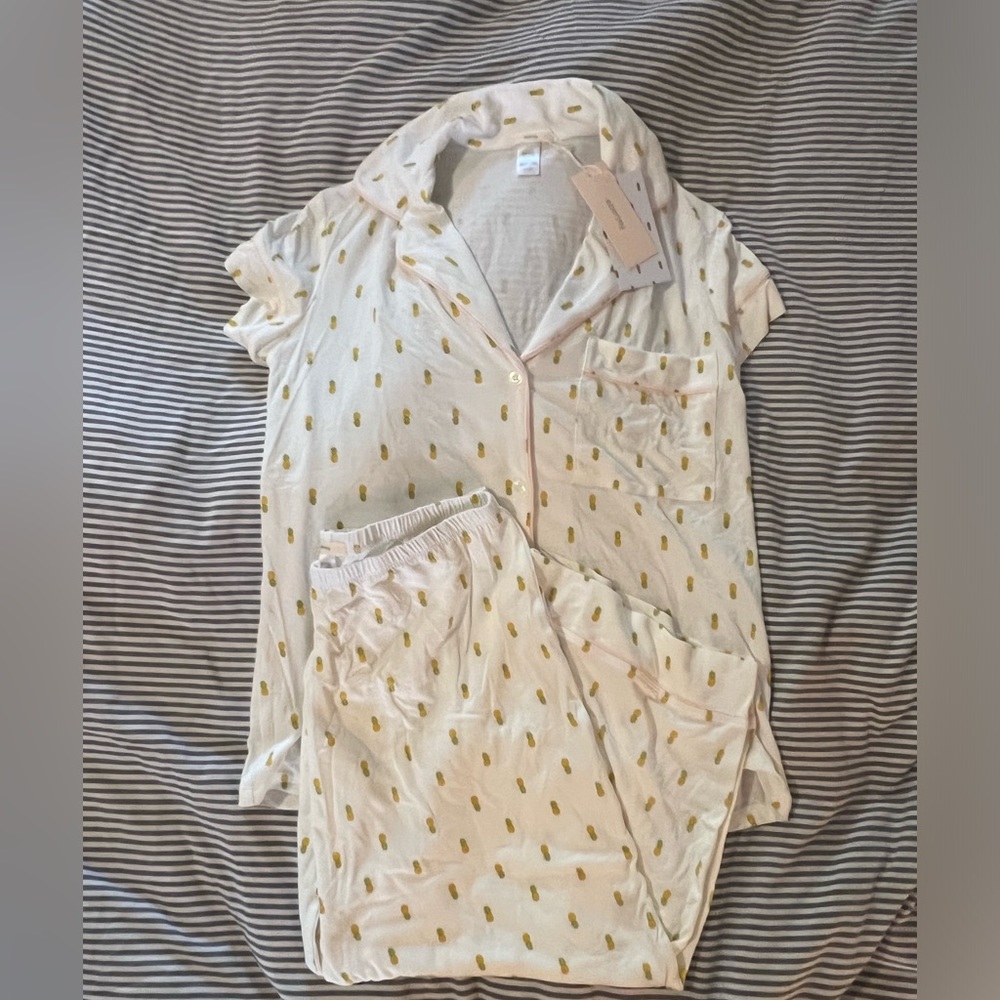 Eberjey pineapple pj set